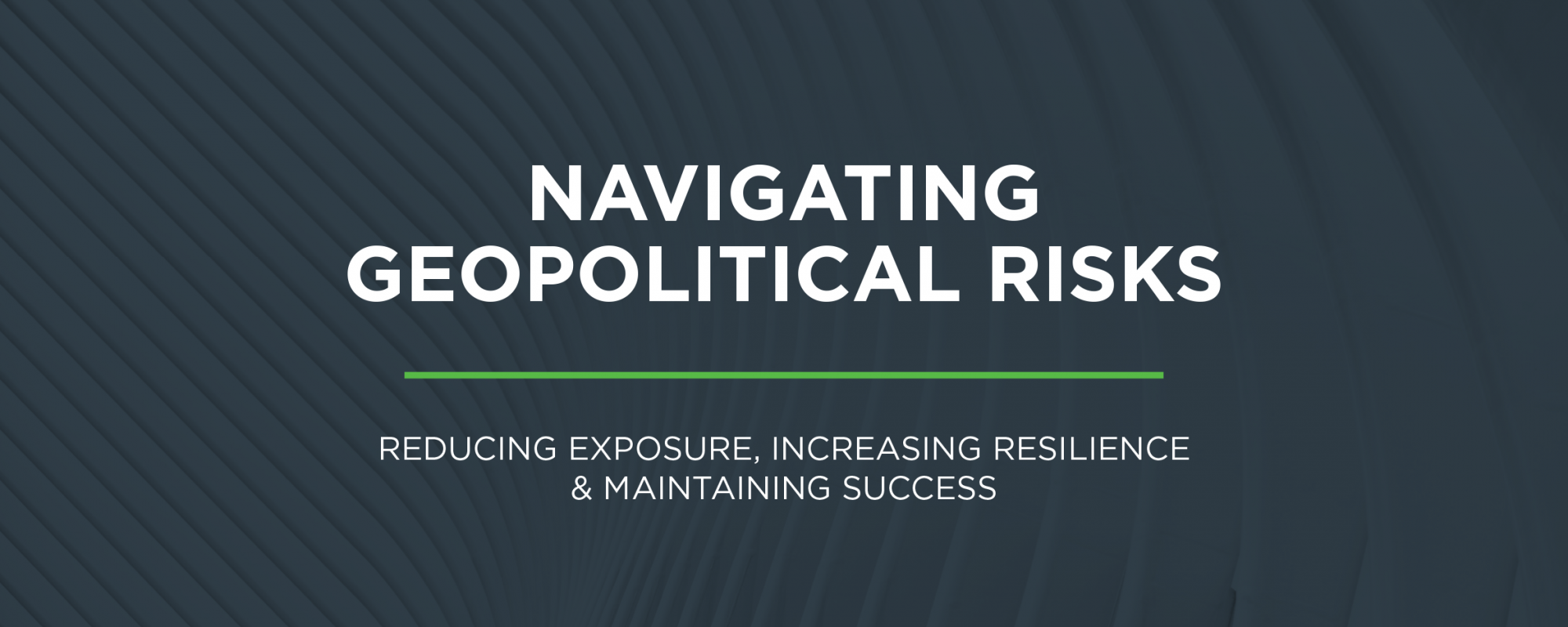 Navigating Geopolitical Risks