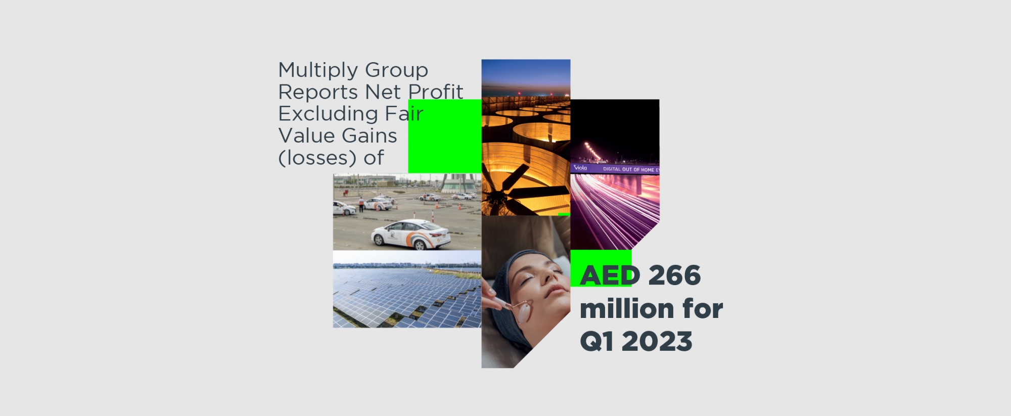 Multiply Group Reports Net Profit Excluding Fair Value Gains (losses) of AED 266 million for Q1 2023, a 241% Growth Compared to the Same Period Last Year – Closes Q1 with AED 0.51 million in Net Profit